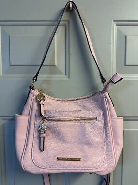 Mia K. Collection Pink Pastel Crossbody Bag
